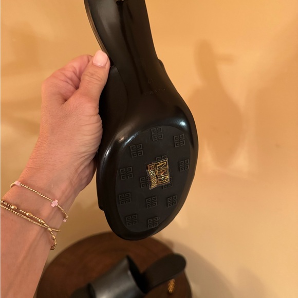 Givenchy G Cube Leather Mules Brand New Sheer Elegance - Picture 7 of 8